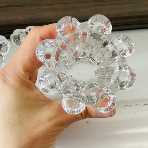 2 Sets Vintage Crystal Candle Holders Robert Alan Candle Company Original Boxes - Picture 7 of 12